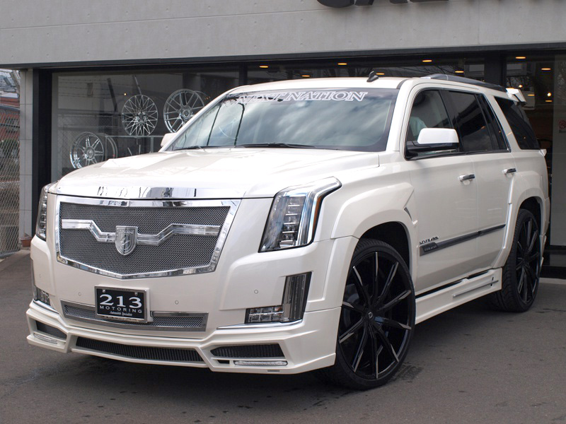 15y- エスカレード 6速AT メッシュグリル クローム アッパー /ロアー  