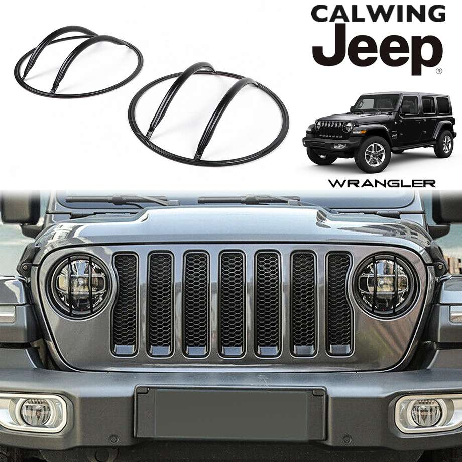 安い高評価Jeep Wrangler JL用ライトガード アクセサリー