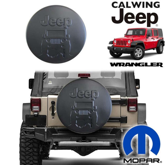 Jeep Wrangler JL スペアタイヤ ソフトタイヤカバー-